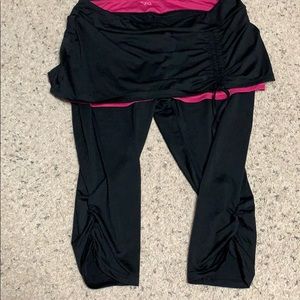 Ryka athletic capris with attached skirt.  NWOT